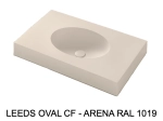 Plan vasque lavabo sur mesure : L 60 à 201 x P 40 à 51 cm, finition lisse mate, 10 couleurs au choix, Anti bactérien, résine Akrytan® teinté dans la masse, Livraison Offerte.